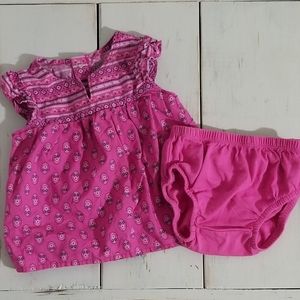 Carter's Handkerchief Dress Outfit 2-pc